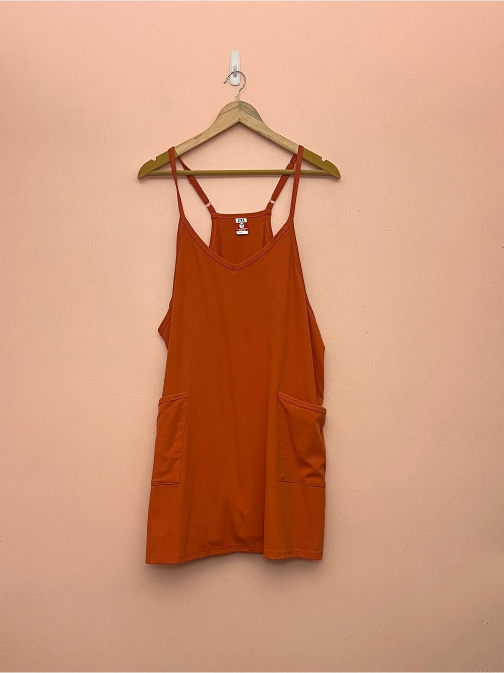 Tarse Orange Active Mini Dress 2X